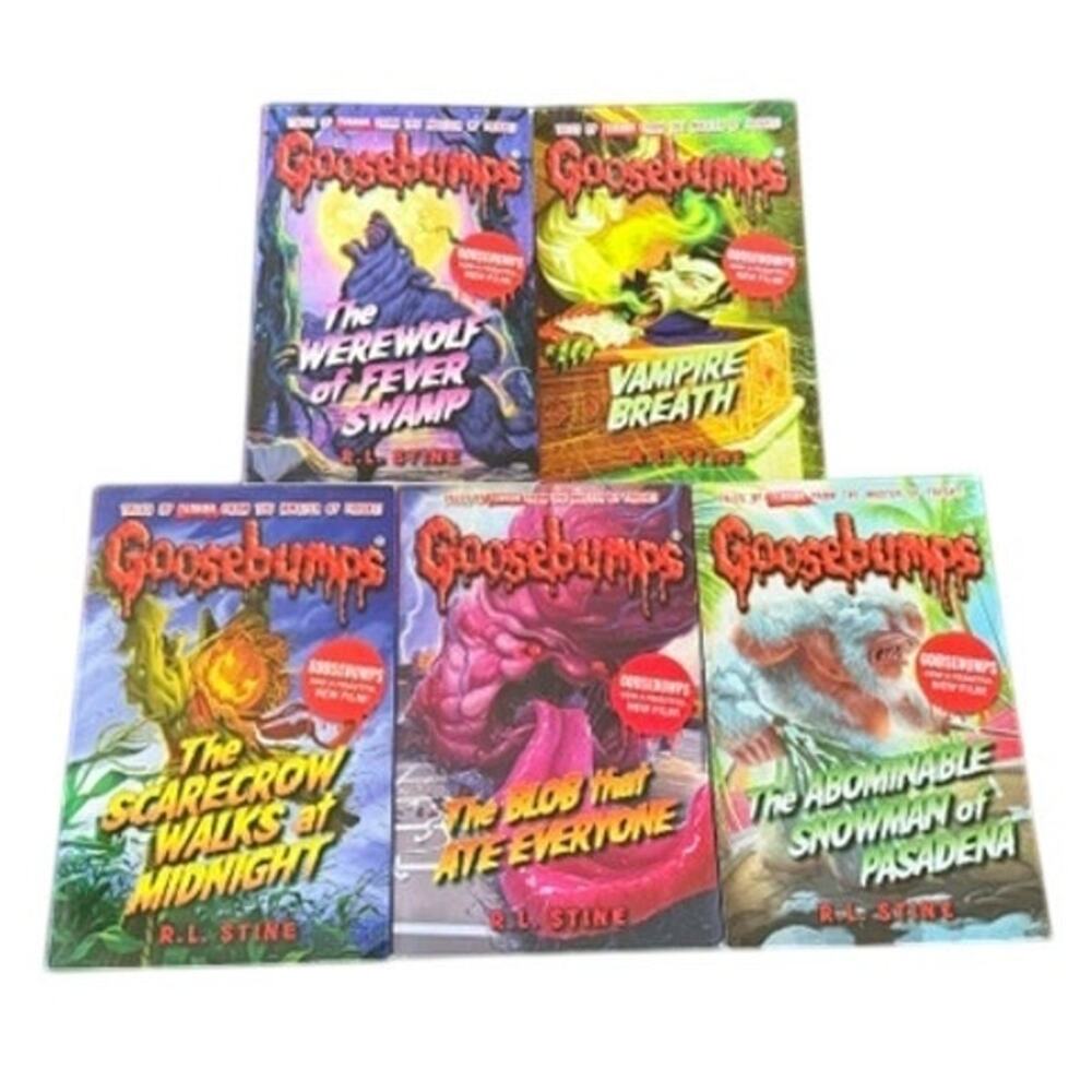 Goosebumps Monsters & Creatures Book Bundle 5 PB Horror R.L. Stine